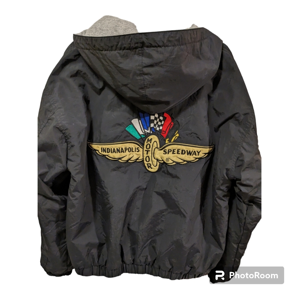 Men's Indy 500 Fleece Lined Indianapolis Motor Speedway Jacket Size Medium